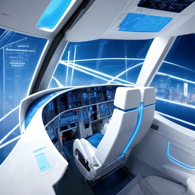 Diagram of AI workflow integration in aeronautics